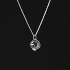 Modern Open Sphere Necklace - 925 Silver